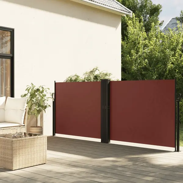 Gossi copertina laterala retractabila, maro, 120x1200 cm