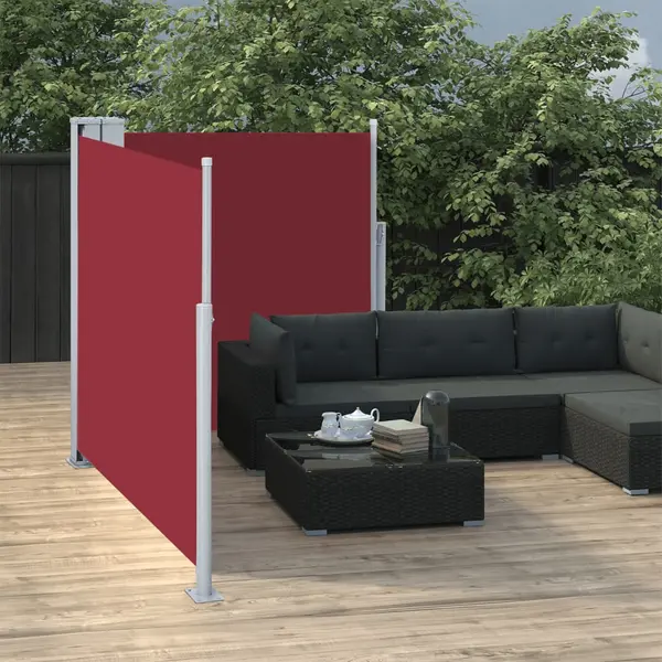 Gossi copertina laterala retractabila, rosu, 100 x 600 cm