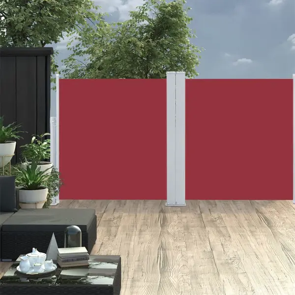 Gossi copertina laterala retractabila, rosu, 120 x 600 cm