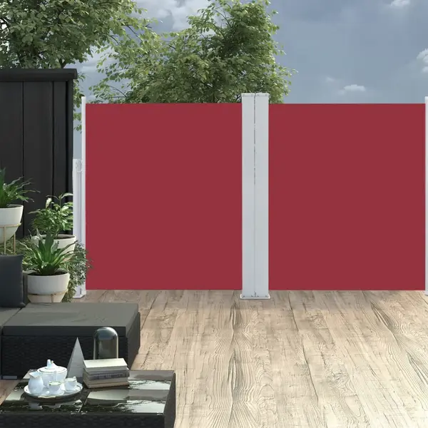 Gossi copertina laterala retractabila, rosu, 140 x 600 cm