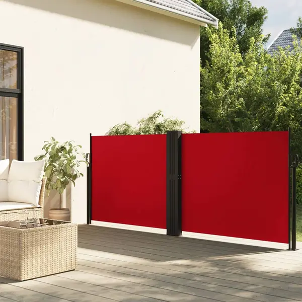 Gossi copertina laterala retractabila, rosu, 140x600 cm