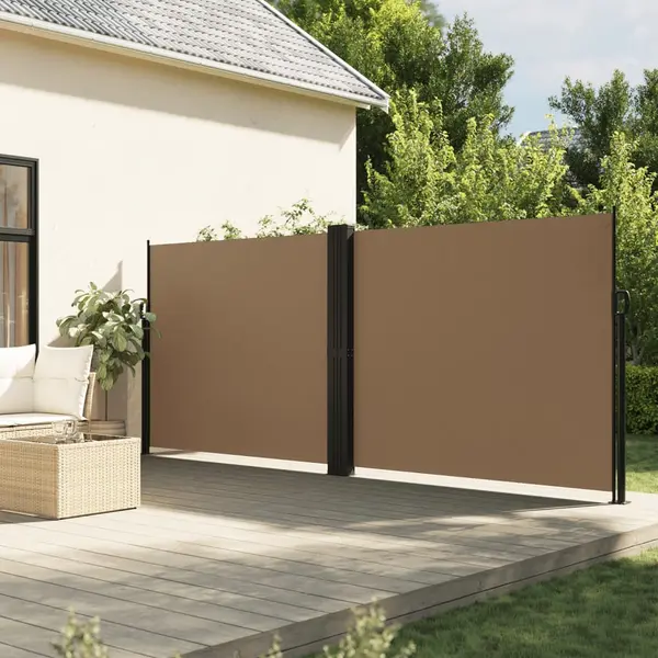 Gossi copertina laterala retractabila, taupe, 160x1200 cm