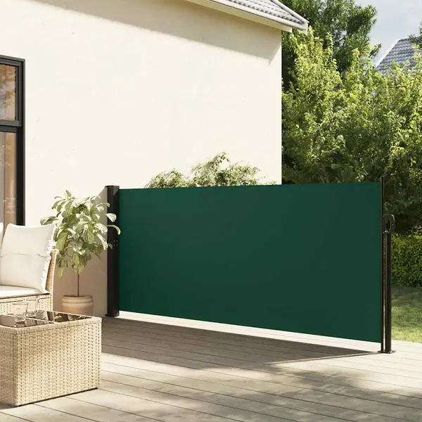 Gossi copertina laterala retractabila, verde inchis, 117x300 cm