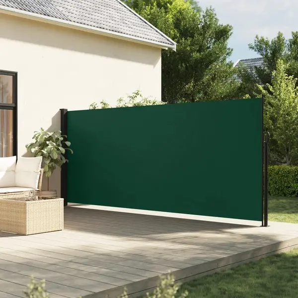 Gossi copertina laterala retractabila, verde inchis, 180x600 cm