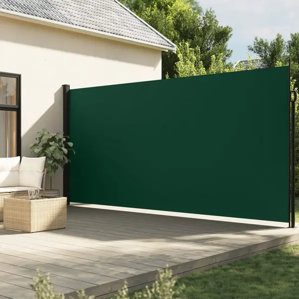 Gossi copertina laterala retractabila, verde inchis, 220x600 cm