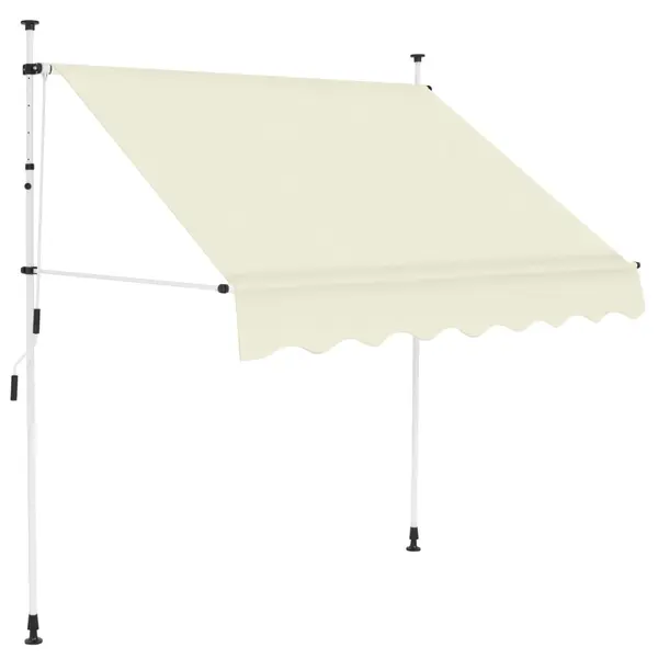 Gossi copertina retractabila manual, crem, 150 cm