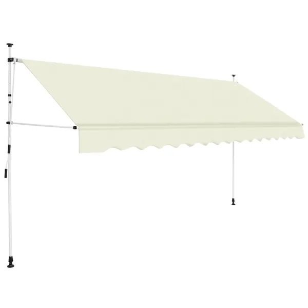 Gossi copertina retractabila manual, crem, 350 cm