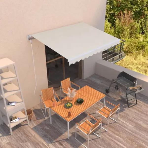 Gossi copertina retractabila manual, crem, 350x250 cm