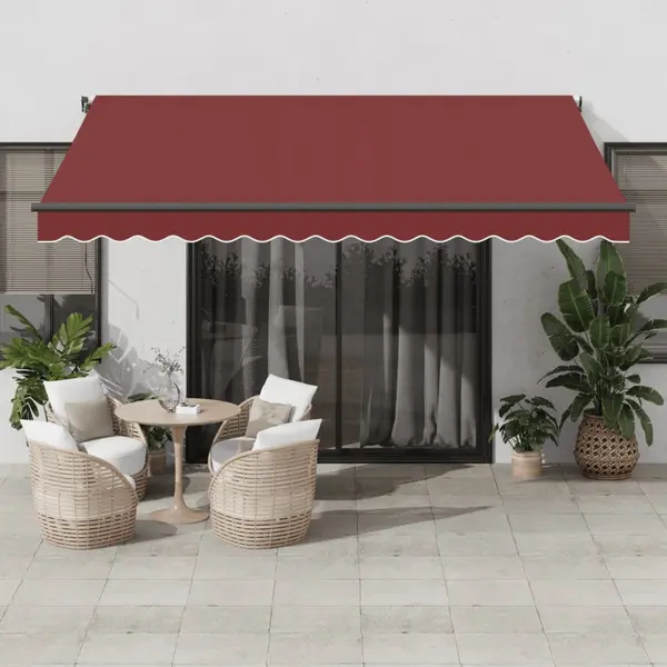 Gossi copertina retractabila manual, visiniu, 400x300 cm