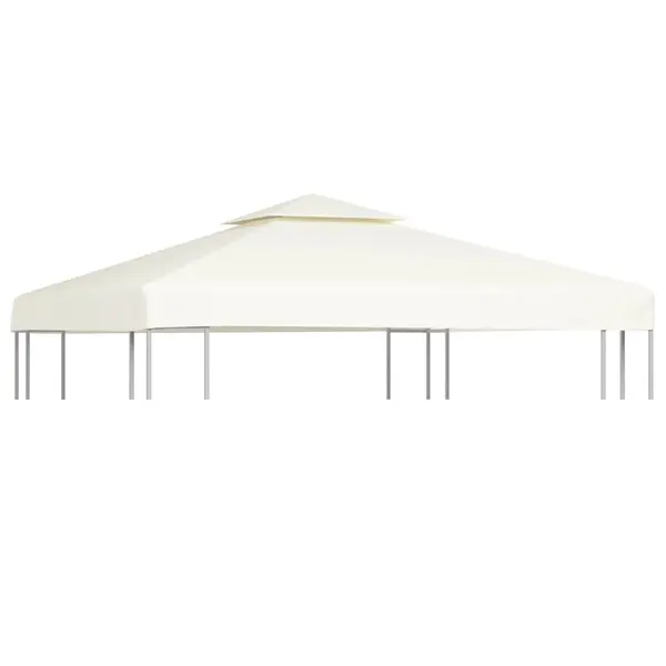 Gossi copertina rezerva acoperis pavilion, alb crem, 3x3 m, 310 g/m2