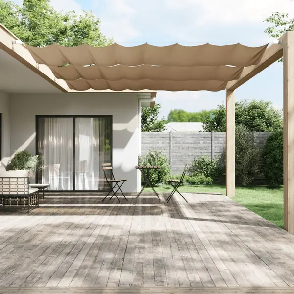Gossi copertina verticala, gri taupe, 140x800 cm, tesatura oxford