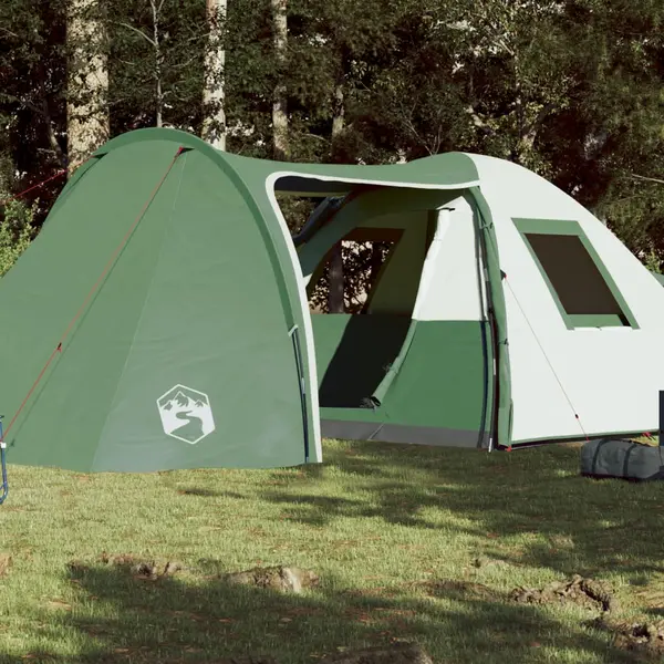 Gossi cort de camping cupola pentru 6 persoane, verde, impermeabil