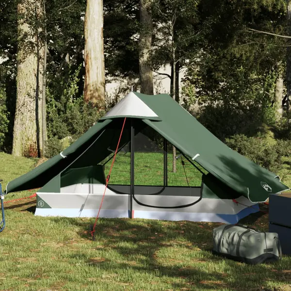 Gossi cort de camping pentru 2 persoane, verde, impermeabil