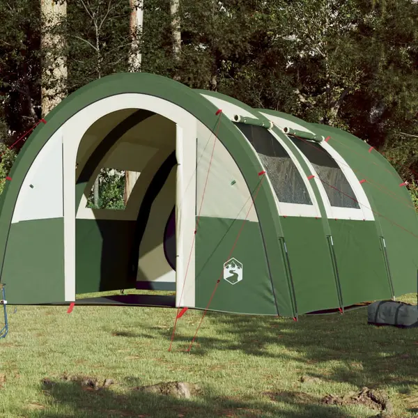 Gossi cort de camping tunel pentru 4 persoane, verde, impermeabil