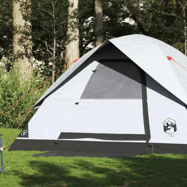 Gossi cort de familie cupola 6 persoane, alb opac textil impermeabil