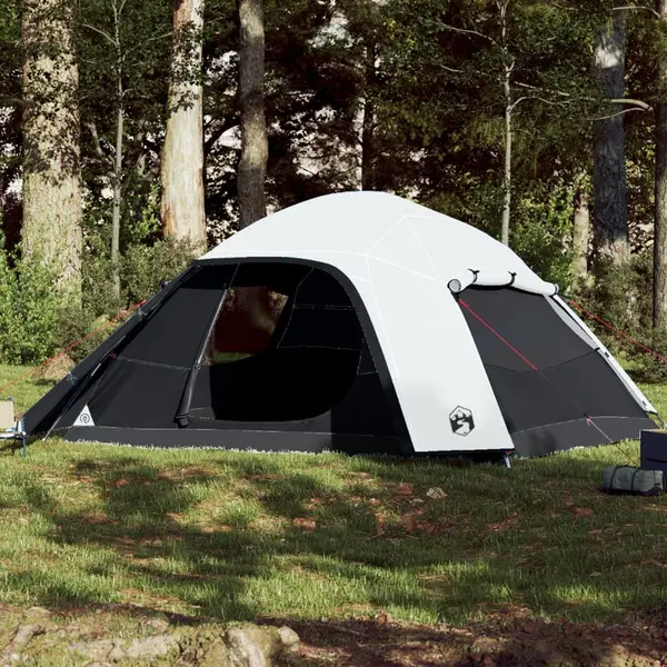 Gossi cort de familie cupola 6 persoane, alb opac textil impermeabil