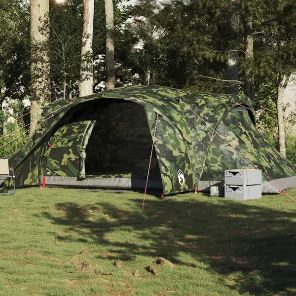 Gossi cort de familie cupola pentru 6 persoane, camuflaj, impermeabil