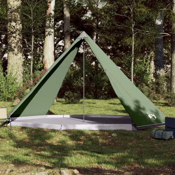 Gossi cort de familie tipi pentru 8 persoane, verde, impermeabil