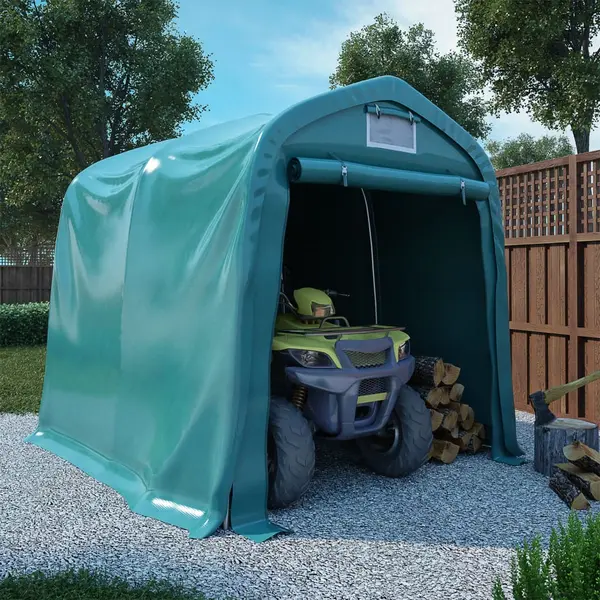 Gossi cort de garaj, verde, 1,6 x 2,4 m, pvc