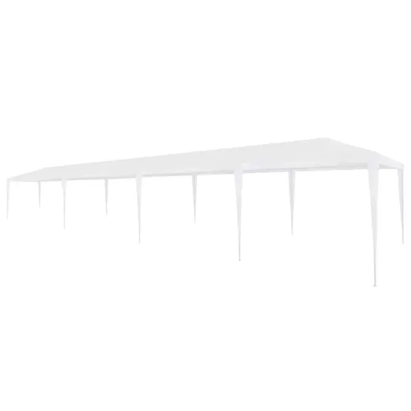 Gossi cort de petrecere, alb, 3 x 12 m, pe