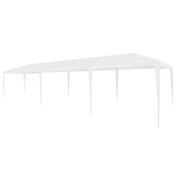 Gossi cort de petrecere, alb, 3 x 9 m, pe