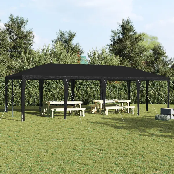Gossi cort de petrecere antracit 8x4 m pe