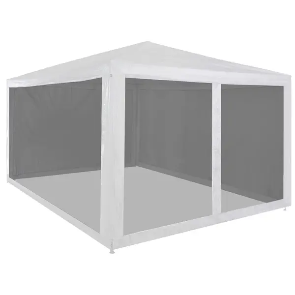Gossi cort de petrecere cu 4 pereti din plasa, 4 x 3 m