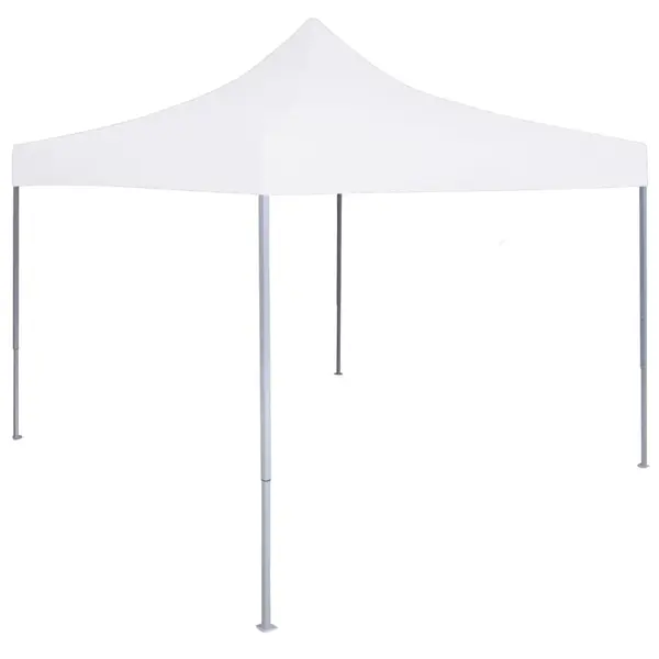 Gossi cort de petrecere pliabil profesional, alb, 3 x 3 m, otel