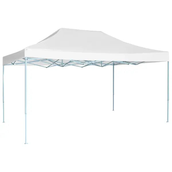 Gossi cort de petrecere pliabil profesional, alb, 3 x 4 m, otel