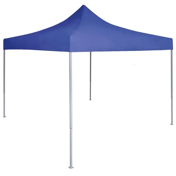 Gossi cort de petrecere pliabil profesional, albastru, 2 x 2 m, otel