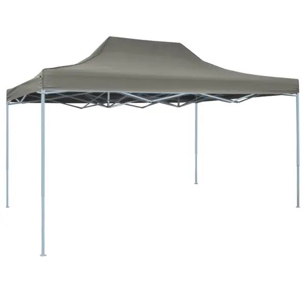 Gossi cort de petrecere pliabil profesional, antracit, 3 x 4 m, otel