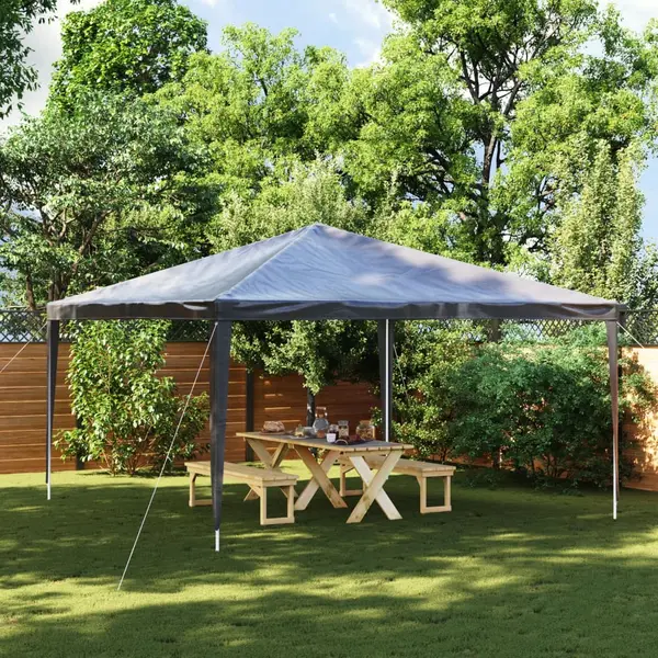 Gossi cort de petrecere profesional, antracit, 4 x 4 m, 90 g/m2