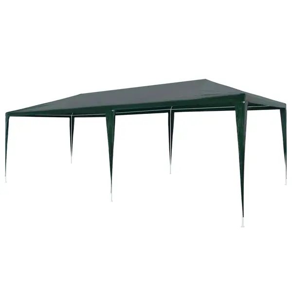 Gossi cort de petrecere, verde, 3 x 6 m, pe
