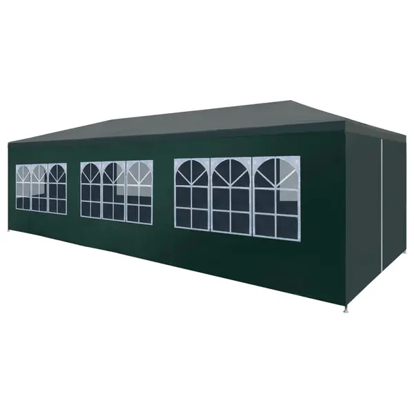 Gossi cort de petrecere, verde, 3 x 9 m