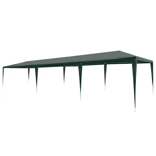 Gossi cort de petrecere, verde, 3 x 9 m, pe