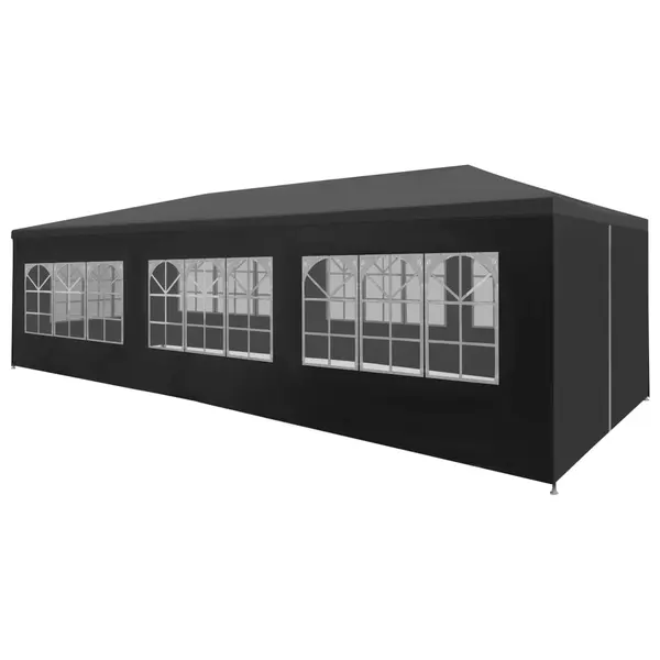 Gossi cort pentru petrecere, 3 x 9 m, antracit