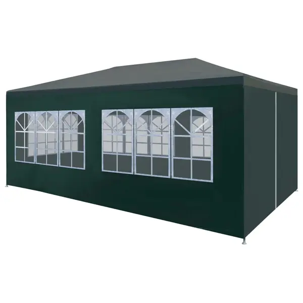 Gossi cort pentru petrecere, verde, 3 x 6 m