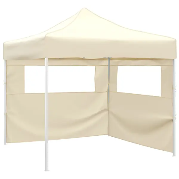 Gossi cort pliabil cu 2 pereti, crem, 3 x 3 m