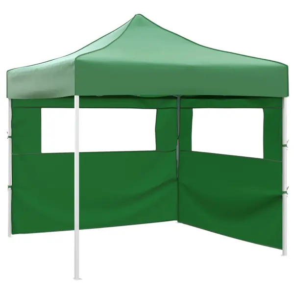 Gossi cort pliabil cu 2 pereti, verde, 3 x 3 m