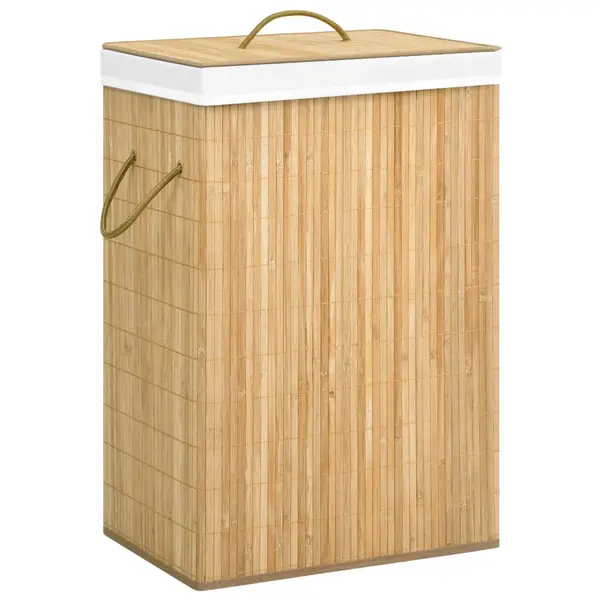 Gossi cos de rufe din bambus cu 2 sectiuni, 72 l