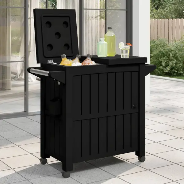 Gossi cos de servire 3 in 1, negru, polipropilena