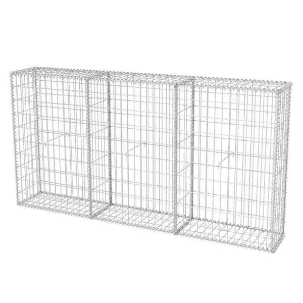 Gossi cos gabion, 200 x 30 x 100 cm, otel galvanizat