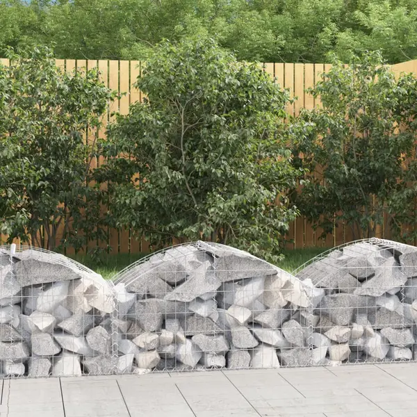 Gossi cos gabion arcuit, 100x50x40/60 cm, fier galvanizat