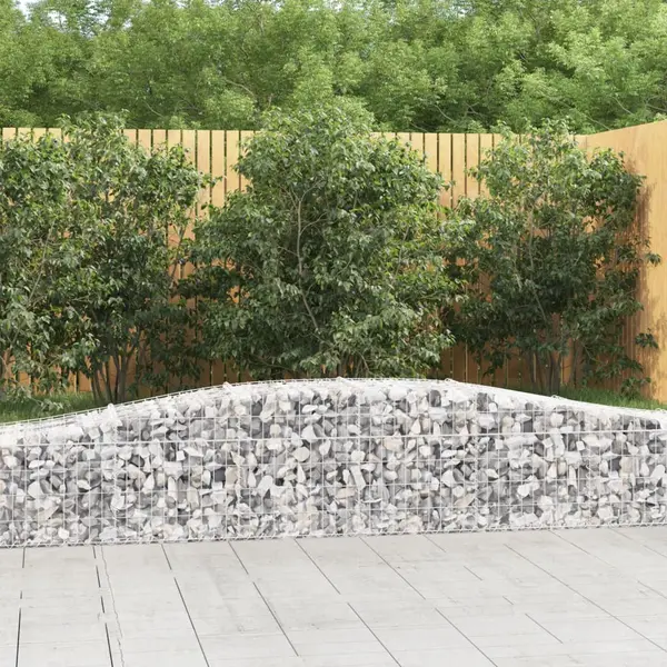 Gossi cos gabion arcuit 400x50x40/60 cm fier galvanizat