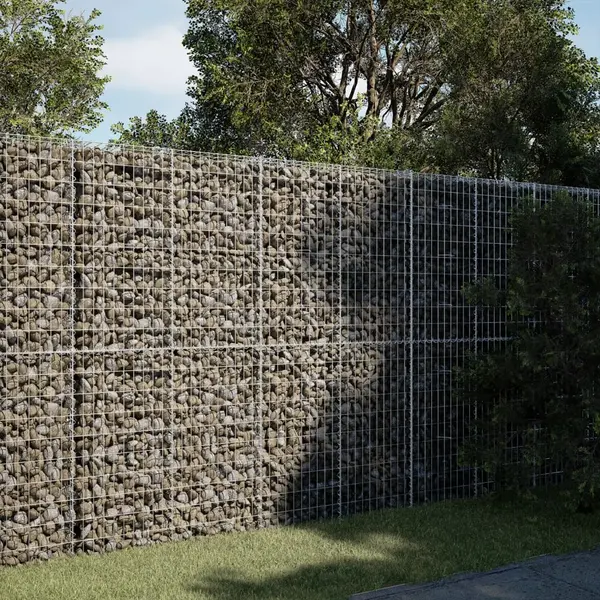 Gossi cos gabion cu capac, 200x50x200 cm, fier galvanizat
