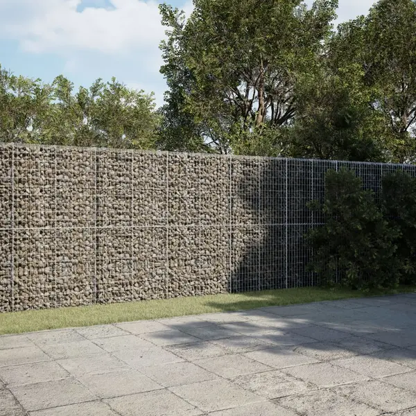 Gossi cos gabion cu capac, 900x100x200 cm, fier galvanizat