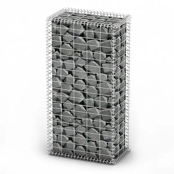 Gossi cos gabion cu capace, sarma galvanizata, 100 x 50 x 30 cm