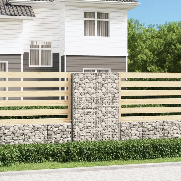 Gossi cos gabion cu capace, sarma galvanizata, 150 x 100 x 30 cm