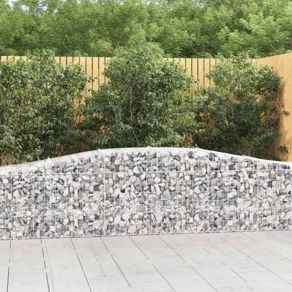 Gossi cosuri gabion arcuite 10 buc, 400x50x60/80 cm, fier galvanizat
