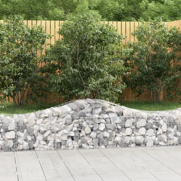 Gossi cosuri gabion arcuite 13 buc, 200x50x40/60 cm, fier galvanizat